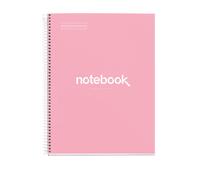 Cuaderno espiral miquelrius notebook 1 emotions tapa forrada a4 microperforado 80 hojas 90g m2 cuadro 5 mm - MR46056