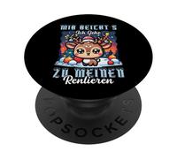 Mir Reicht´s Ich Gehe Zu Meinen Rentieren Lindo Reno Navidad PopSockets PopGrip Adhesivo
