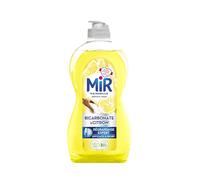 Mir Vaisselle, líquido vajilla manos, desengrasante experto, limón y bicarbonato, desengrasante, eficaz en frío, sin conservantes ni alérgenos Perfume, marca Preferee des Francais, 450 ml