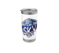 Mira al entusiasta del visitante alienígena de UAP de Sky UFO Vaso térmico de acero inoxidable de doble pared
