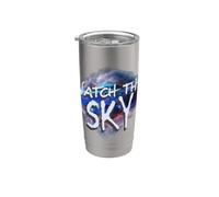 Mira al entusiasta del visitante alienígena de UAP de Sky UFO Vaso térmico de acero inoxidable de doble pared