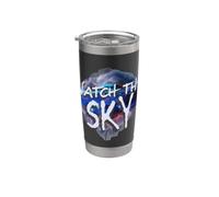 Mira al entusiasta del visitante alienígena de UAP de Sky UFO Vaso térmico de acero inoxidable de doble pared
