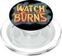 Mira cómo arde para un aspecto ardiente y llamas PopSockets PopGrip para MagSafe