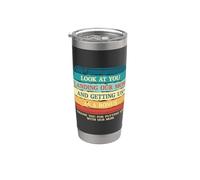 Mira cómo consigues a nuestra madre y nos consigues como obsequio divertido Vaso térmico de acero inoxidable de doble pared