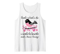 Mira cómo los pájaros Saben Cosas Minimalista Patio Trasero Camiseta sin Mangas