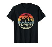 Mira Dentro Espiritual Retro Camiseta gráfica económica