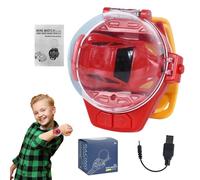 Mira el Reloj de los Autos de Juguete: Auto Remoto Recargable USB, Juguete Interactivo RC pequeño de 2.4GHz | Equipo de Juego Popular para niños y niñas con Auto de Control de Radio de con