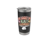 Mira, el último nervio de Mimi, divertida abuela, abuela y familia Vaso térmico de acero inoxidable de doble pared