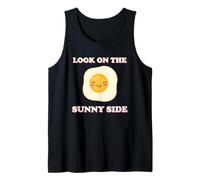 Mira en el lado soleado huevo de Pascua frito revuelto Kawaii Pun Camiseta sin Mangas