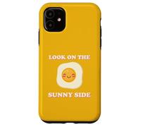Mira en el lado soleado huevo de Pascua frito revuelto Kawaii Pun Carcasa para iPhone 11