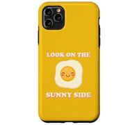Mira en el lado soleado huevo de Pascua frito revuelto Kawaii Pun Carcasa para iPhone 11 Pro Max