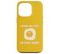 Mira en el lado soleado huevo de Pascua frito revuelto Kawaii Pun Carcasa para iPhone 13 Pro