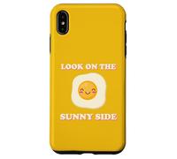 Mira en el lado soleado huevo de Pascua frito revuelto Kawaii Pun Carcasa para iPhone XS Max