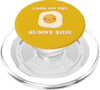 Mira en el lado soleado huevo de Pascua frito revuelto Kawaii Pun PopSockets PopGrip para MagSafe