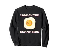 Mira en el lado soleado huevo de Pascua frito revuelto Kawaii Pun Sudadera