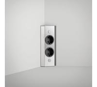 Mira ES5, Ecksteckdosenelement, Acero Inox