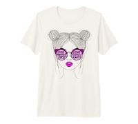 Mira hacia Adentro Ámate A Ti Mismo Chica Gafas De Sol Camiseta Premium