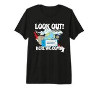 Mira Indonesia Aquí Venimos Emparejando Vacaciones Familiares Camiseta Premium