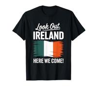 Mira Irlanda Aquí Venimos Vacaciones Familiares Camiseta
