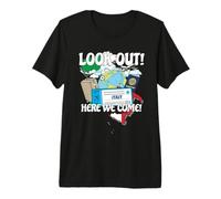 Mira Italia Aquí Venimos Viaje de Vacaciones Familiares a Juego Camiseta Premium
