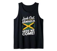 Mira Jamaica Aquí Venimos Vacaciones Familiares Camiseta sin Mangas