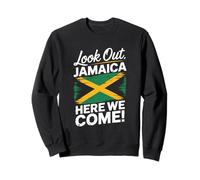 Mira Jamaica Aquí Venimos Vacaciones Familiares Sudadera