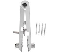 Mira la barra de primavera Tweezer V Shape de aluminio Pin correa de correa de la banda de remover Kit de herramientas de eliminación para reparación (Blanco)