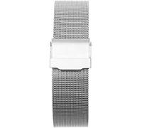 Mira la correa de reemplazo de malla de malla de acero inoxidable ajustable Banda de relojes transpirables e impermeables para hombres accesorios de muñeca accesorios de muñeca de oro rosa 22 mm
