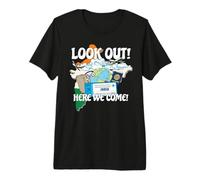 Mira la India Aquí Venimos Viaje de Vacaciones Familiares a Juego Camiseta Premium