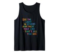 Mira la luz en Otros Coloridos y alentadores bondades Camiseta sin Mangas