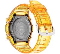 Mira las correas de la banda de reloj + Case Fit para Casio G-Shock DW-5600 GW-B5600 G-5600E G-5000 TPU Accesorios de correa para la correa de la banda de reemplazo transparente (para 5600 Series