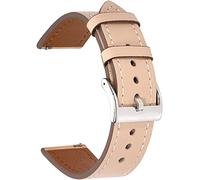 Mira las correas de las bandas de relojes Cinturón 20 mm de 22 mm Menores Men Cow Whide Wnist Strap Fit para Huawei GT2 Fit For Samsung Smart Watch (22 mm de aceite de palma oscura) (color: 20 mm,