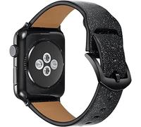Mira las correas Glitter Band Band Fit Compatible con Apple Watch 5 4 Bnnd 40 mm 44 mm 38 mm 42 mm Women Men Men Strap Strap Pulsera para iWatch 3 2 1 (para oro de 38 mm de oro de 40 mm)