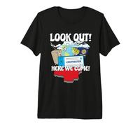 Mira Liechtenstein aquí venimos a Juego Vacaciones Familiares Camiseta Premium