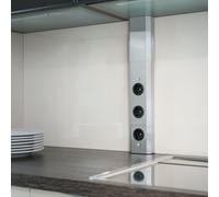 Mira Pared 1 , Aufbausteckdosenelement, 3fach, sin Interruptor