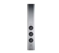 Mira Pared Pequeña USB A/C, Aufbausteckdosenelement, Acero Inox