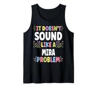 MIRA Personalized Women's Gift Custom MIRA Camiseta sin Mangas