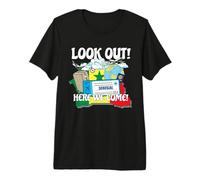 Mira Senegal Aquí Venimos Viaje de Vacaciones Familiares a Juego Camiseta Premium
