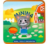 Mira, toca y encuentra. Minina (Imagina)