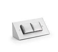 Mira WA1, Aufbausteckdosenelement, Acero Inox