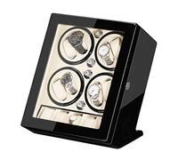 Mira Winder Watch Shaker Caja automática de vigilancia Automática para enrollables 8 relojes + 5 pintura de piano de almacenamiento exterior Motor silencioso Fit Lady Man Relojes (A White) Watch