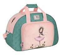 MIRABELLE-SANTORO - Bolsa de Deporte, Mochila, Ideal para Niños de Diferentes Edades, Cómoda y Versátil, Calidad y Resistencia, 48x21x33 cm, Color Gris/rosa