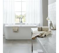 Mirabello - Juego de Toallas de baño para Cara y bidé de algodón, Toallas Resistentes a los Lavados, Incluye 1 Toalla de Cara de 55 x 100 cm y 1 Toalla de Bidet de Invitados de 40 x 60 cm, 2 Unidades
