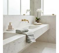 Mirabello - Juego de Toallas de baño para Cara y bidé de algodón, Toallas Resistentes a los Lavados, Incluye 1 Toalla de Cara de 55 x 100 cm y 1 Toalla de Bidet de Invitados de 40 x 60 cm, 2 Unidades