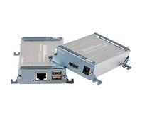 Mirabox KVM 80m HDMI Extender Con USB Sobre CAT5/5e/6/6e Solo Cable LAN Sin Pérdida Sin Latencia Sin Demora Lossless No Latency No-Delay Para DVR DVD Teclado y Ratón De Soporte Para Cine En Casa