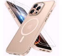 Miracase Funda para iPhone 16 Pro Magsafe [Protección militar y fuerza magnética] Resistente a los golpes, resistente a los arañazos con tacto aterciopelado Funda para iPhone 16 Pro de 6,3 pulgadas