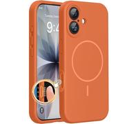 Miracase Funda para iPhone 17, compatible con MagSafe, cubierta de silicona integrada para control de cámara, 3 mm de grosor, a prueba de golpes, protección contra caídas para teléfono 17, color