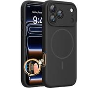 Miracase Funda para iPhone 17 Pro Max, compatible con MagSafe, cubierta de control de cámara de silicona integrada, 3 mm de grosor, a prueba de golpes, protección contra caídas para 17 Pro Max, color