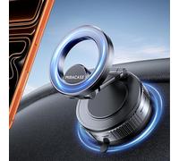 Miracase Soporte de teléfono móvil para Coche Magsafe [24 imanes XN55 y Gel más Fuerte] Giratorio 360 ° Plegable imán para Coche para iPhone, Todos los teléfonos móviles