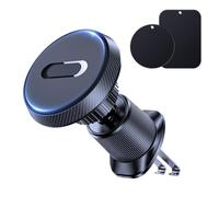 Miracase Soporte Movil Coche, 2025 [Imanes Ultrapotentes] Soporte Magnetico Movil Coche Compatible con 17 Pro MAX 16 15 14 13 Plus Mini, Galaxy y Más